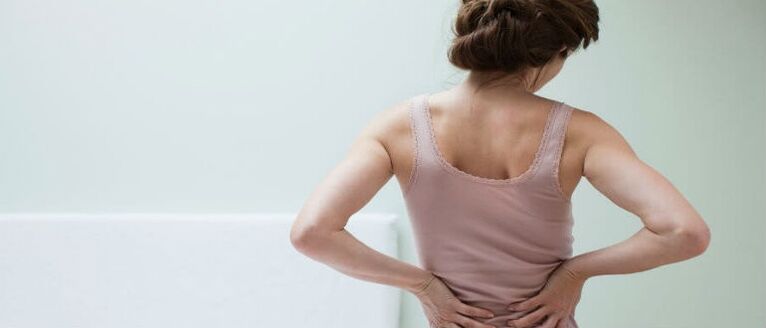 Osteochondrosis of the spine in a woman