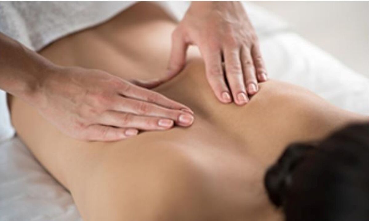 massage is one of the methods of treating cervical osteochondrosis