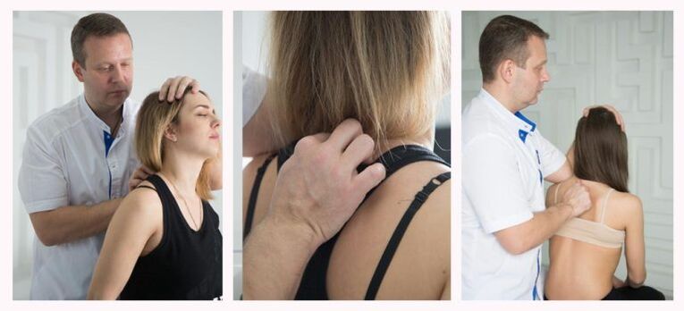 Osteopathic correction of the neck