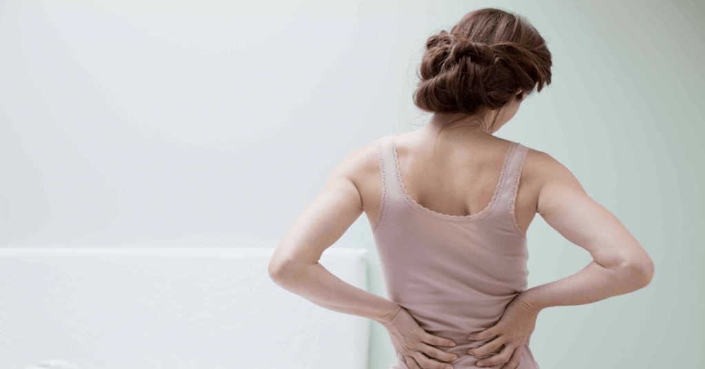 Back pain in a woman