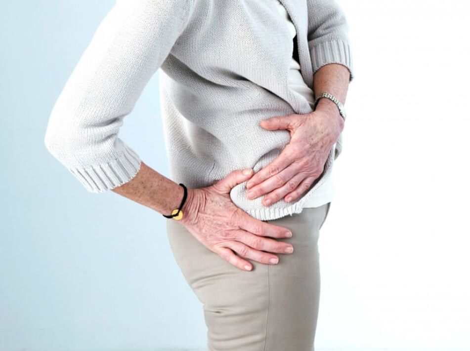 Pain in the hip joint can be caused by damage to the surrounding elements